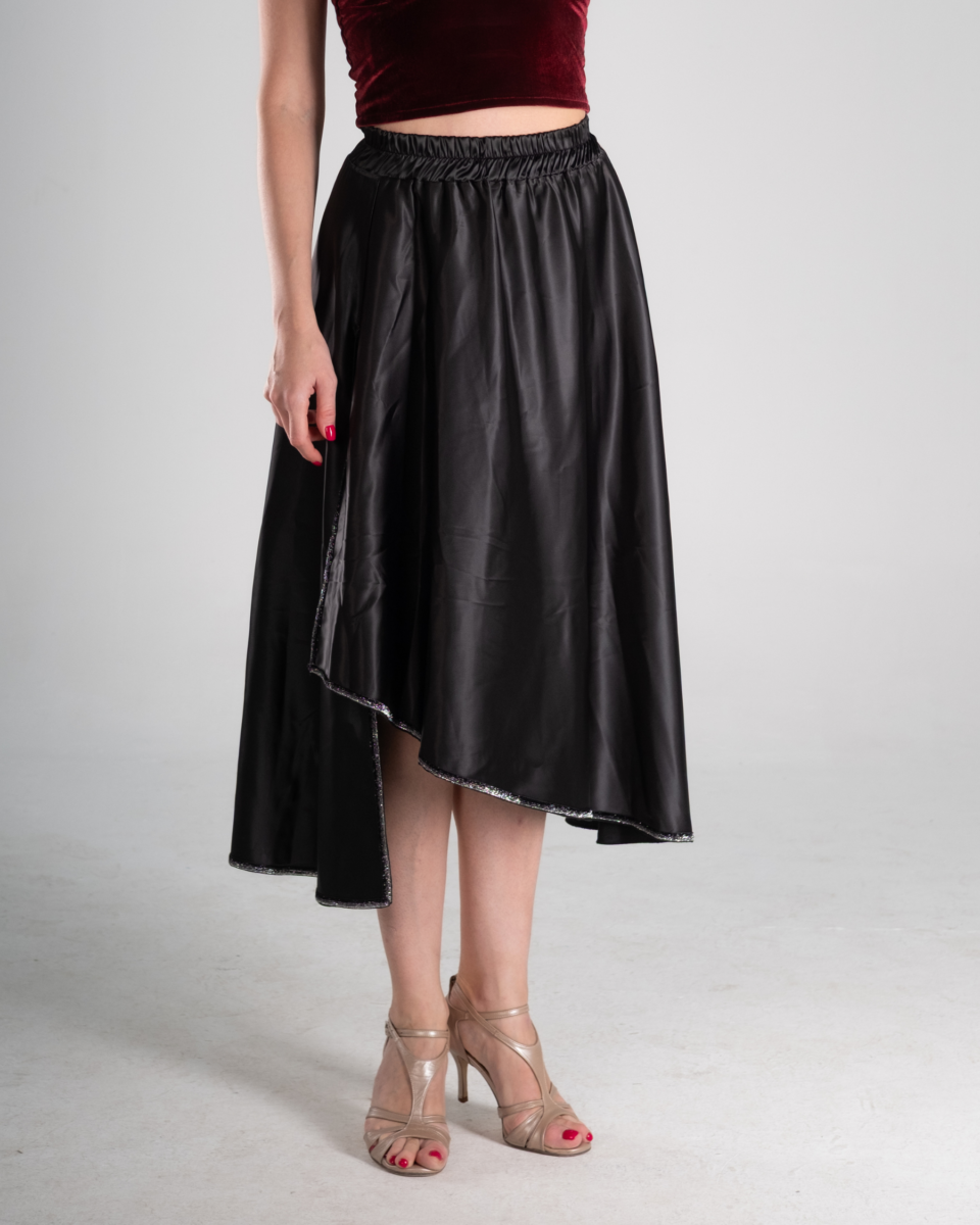 Black Flow Tango Skirt