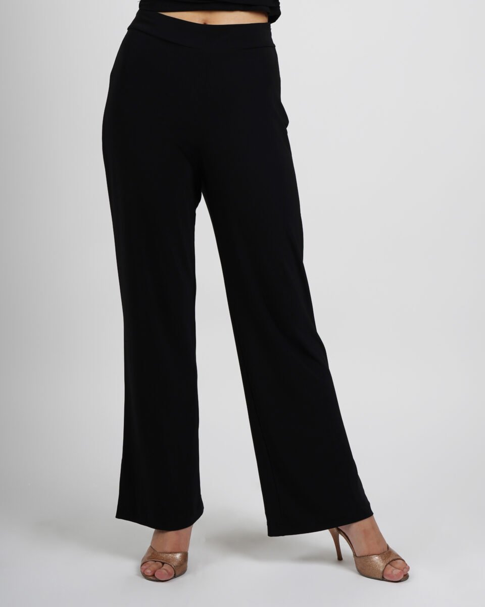 Black Wide-Leg Tango Pants